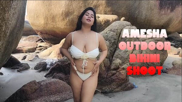 Indian Model Amesha Outdoor Bikini Shoot 2025 Hindi Sex Short Film